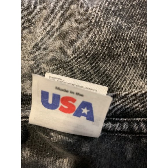 VTG The Hammer T Shirt Mens Acid Wash Tee Size XL Y2K Ash Black Gray - Picture 10 of 13